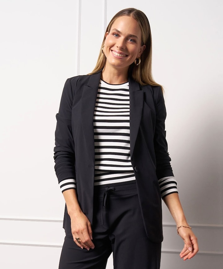 Dames blazer zwart