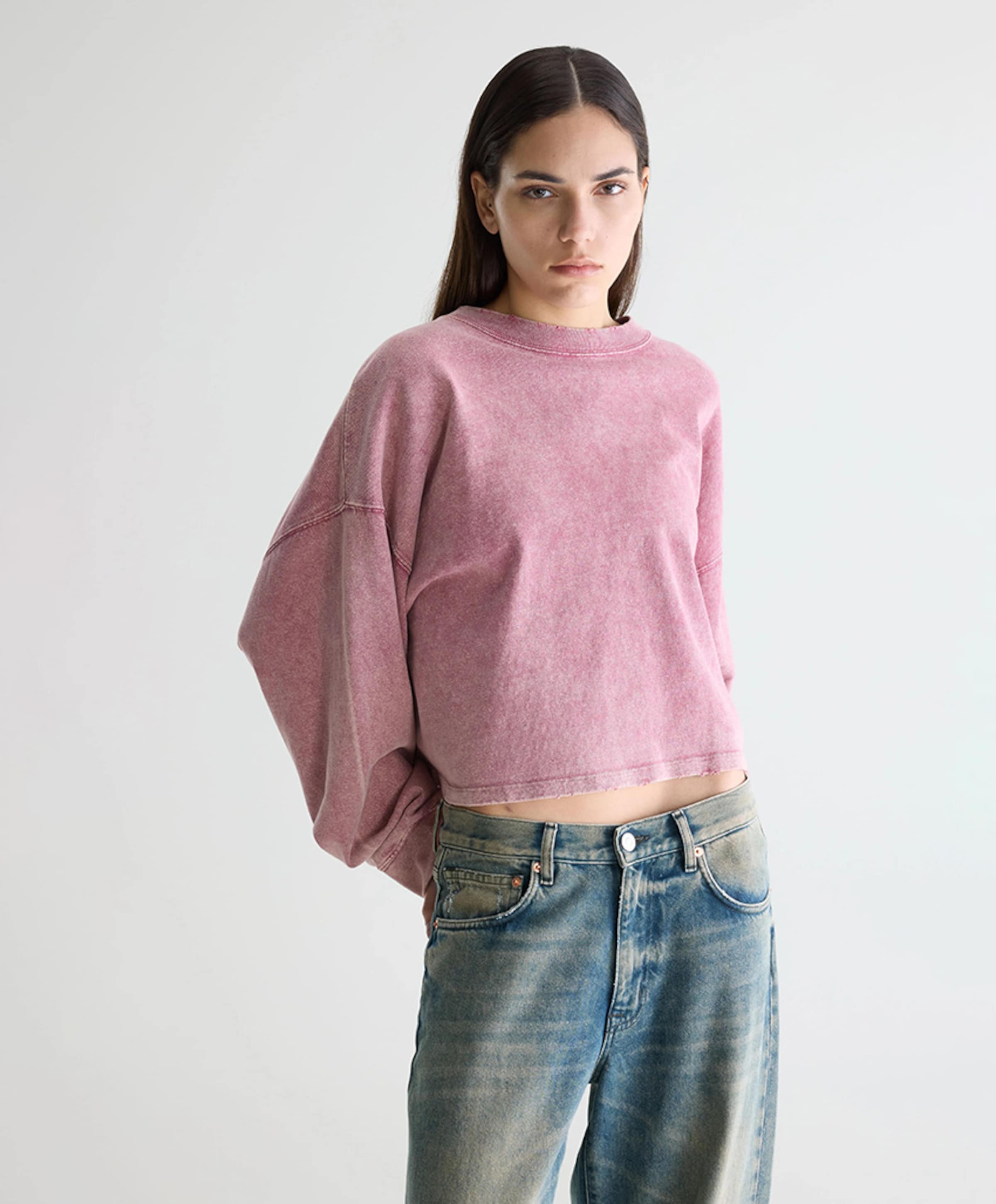 Dames sweater roze