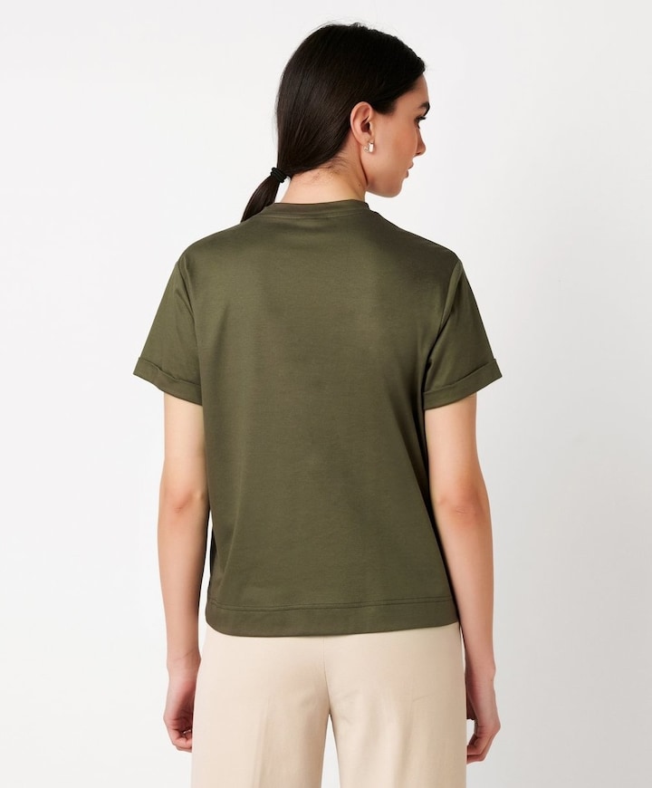Dames T-shirt groen