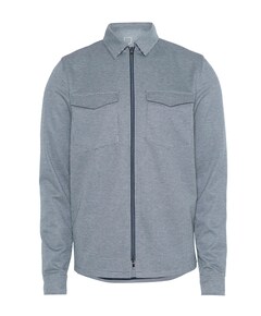 Heren overshirt blauw