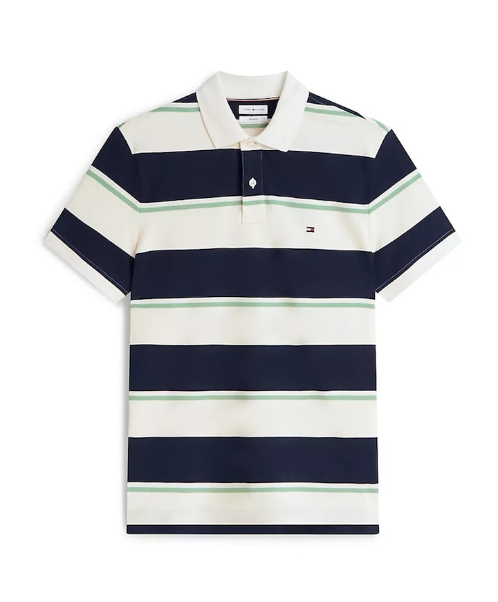 Heren polo beige