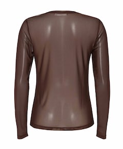 Dames top bruin