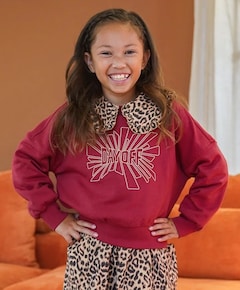 Meisjes sweater rood