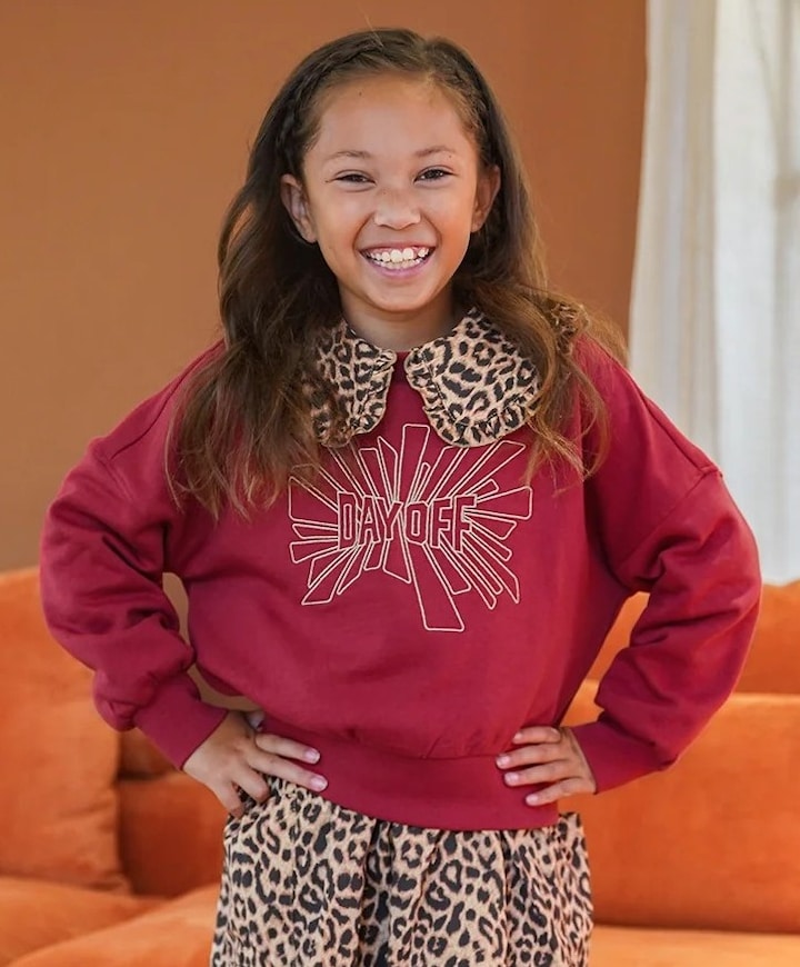 Meisjes sweater rood