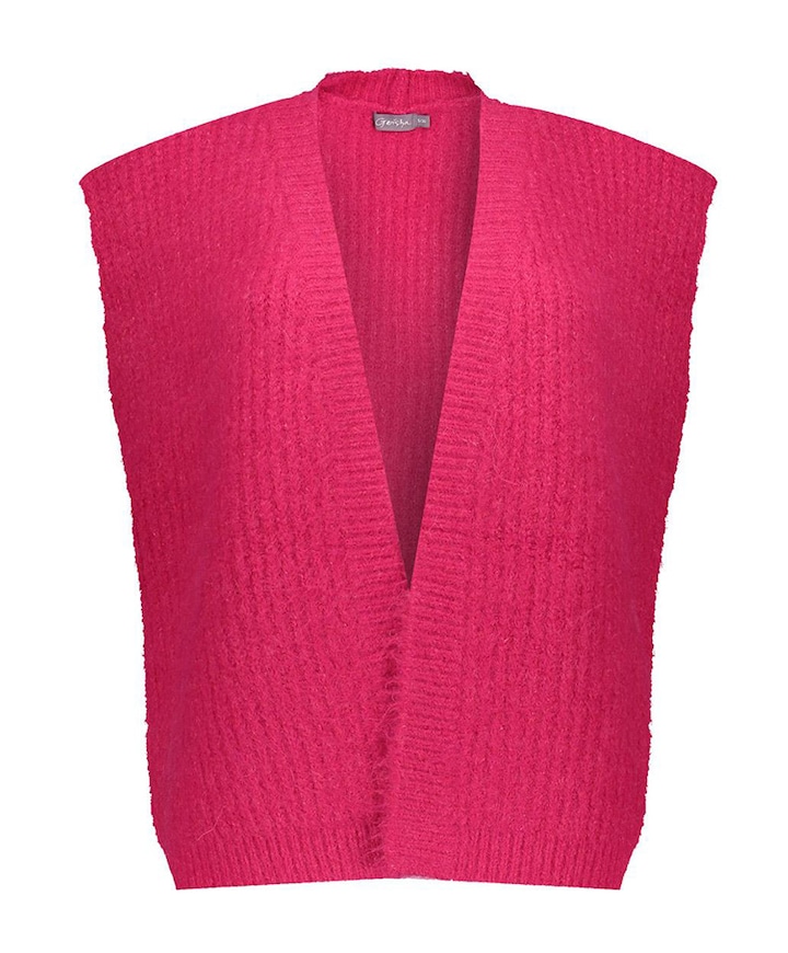 Dames gilet roze