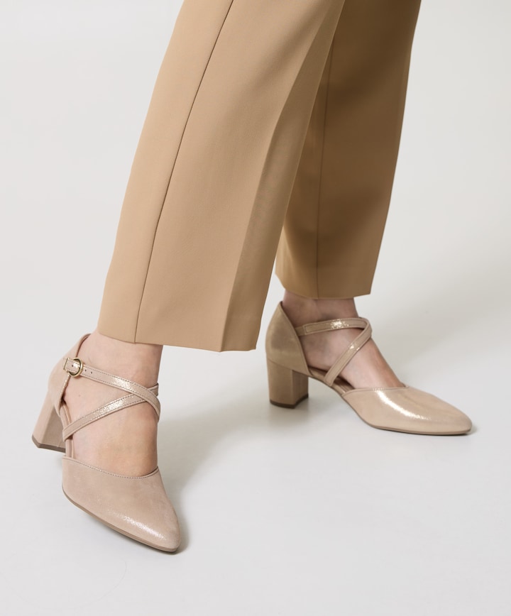 dames pumps beige