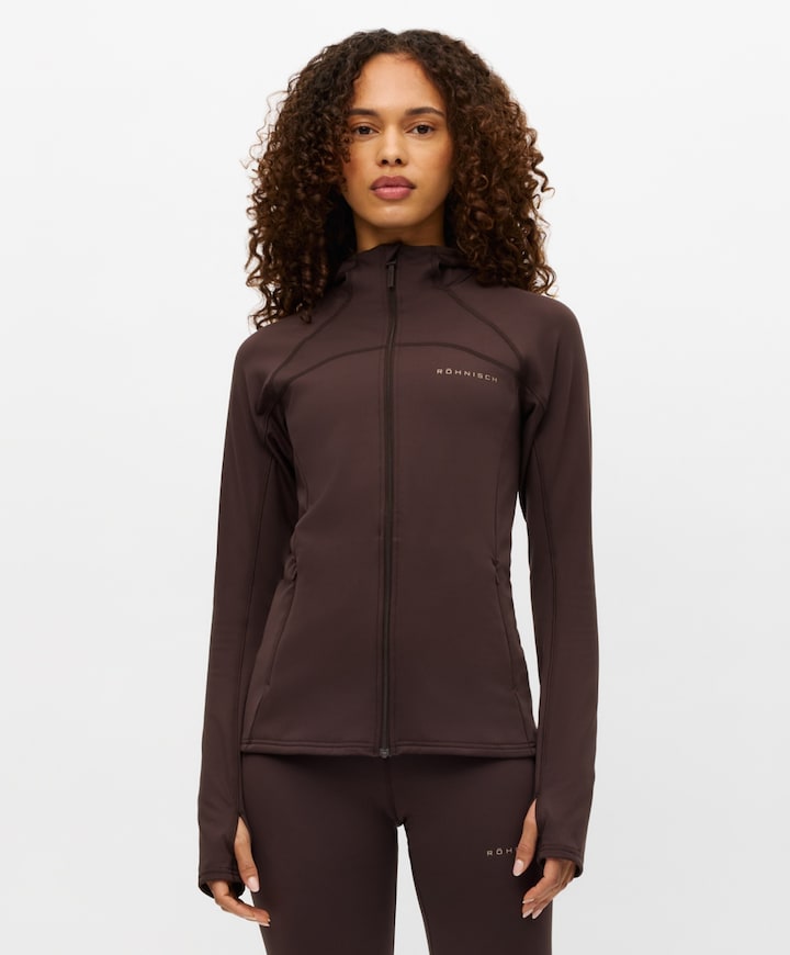 Dames vest bruin