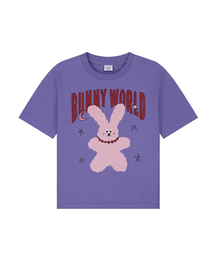 Meisjes t-shirt paars