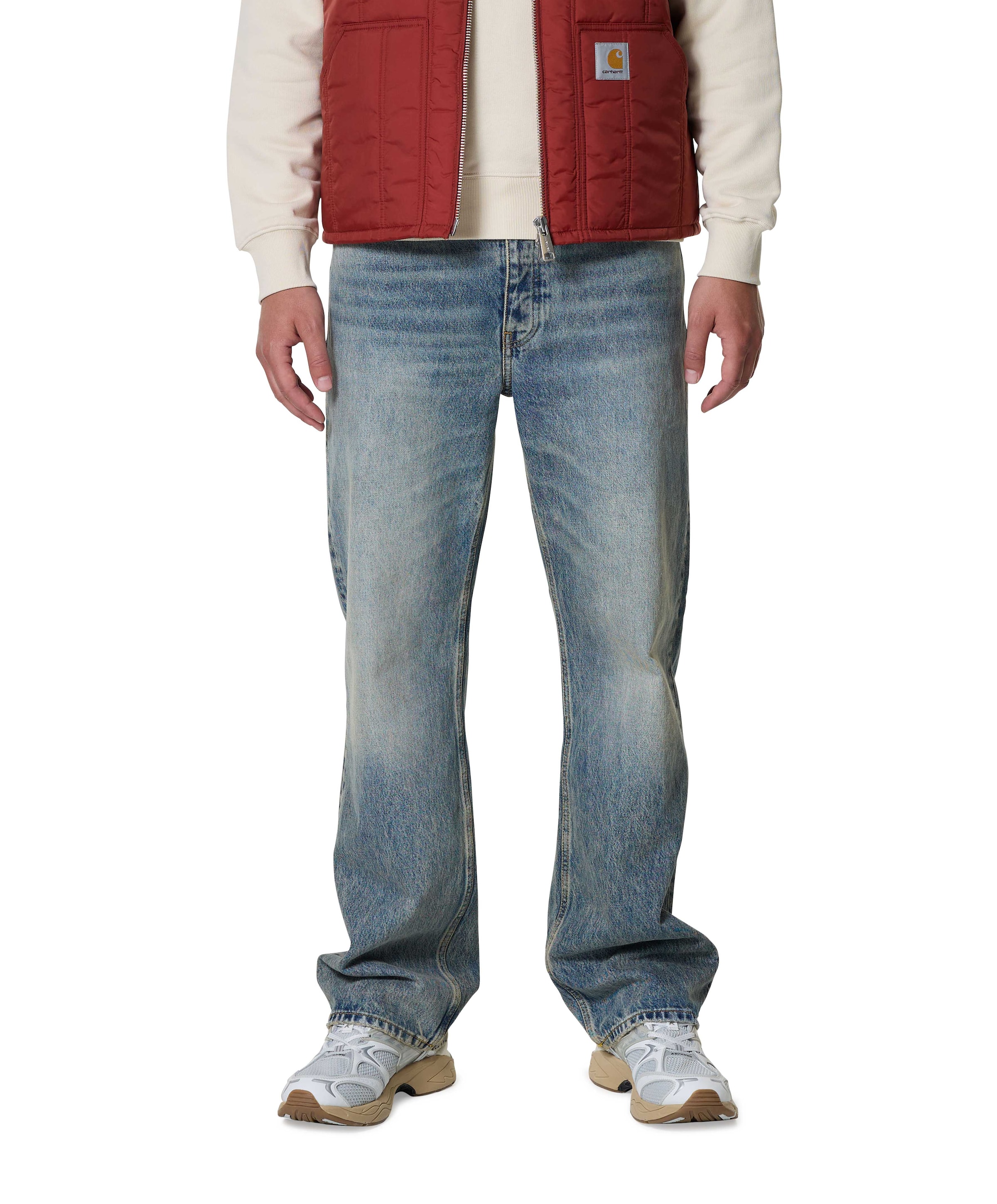 Steve  heren jeans blauw