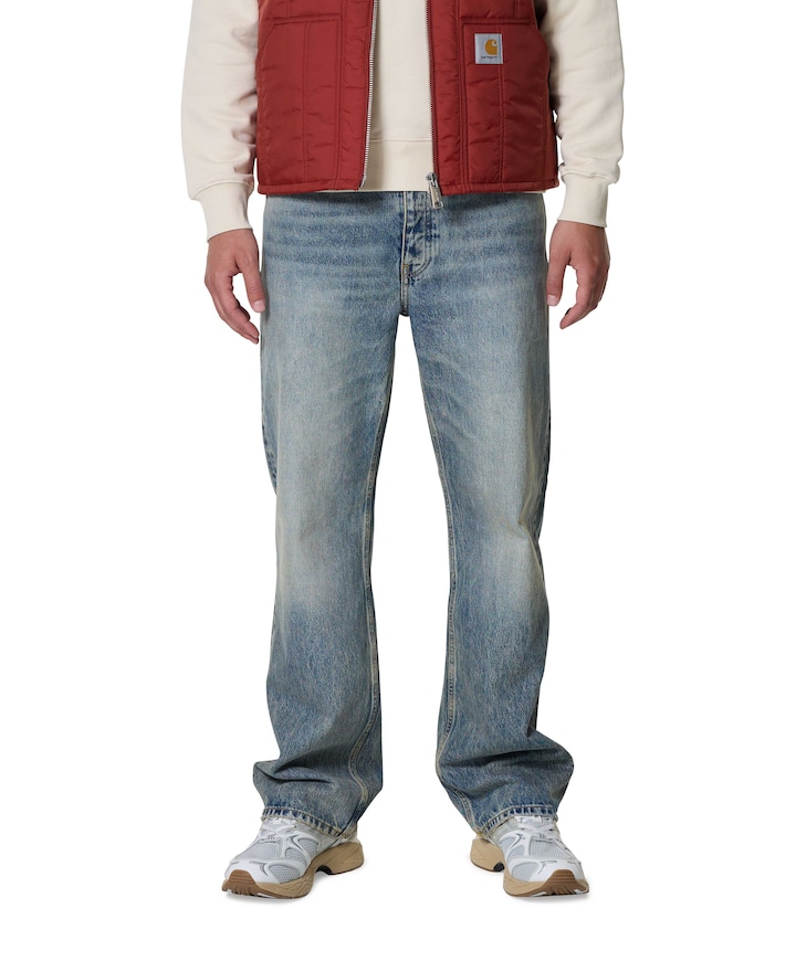 Steve  heren jeans blauw