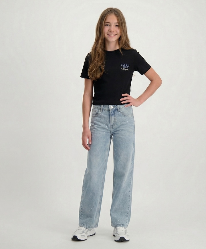 YARA Den. Blue Used jeans blauw