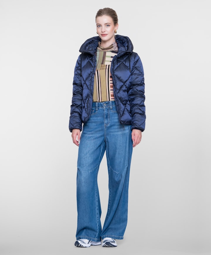 Dames jas blauw