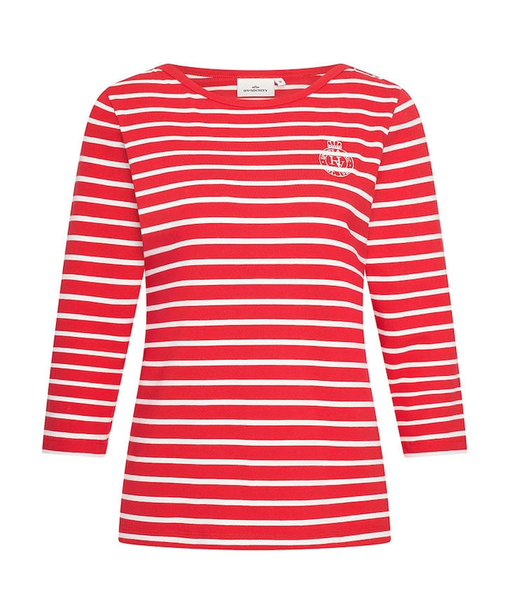 Dames longsleeve rood