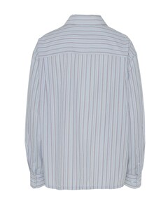 Heren overhemd lange mouw blauw