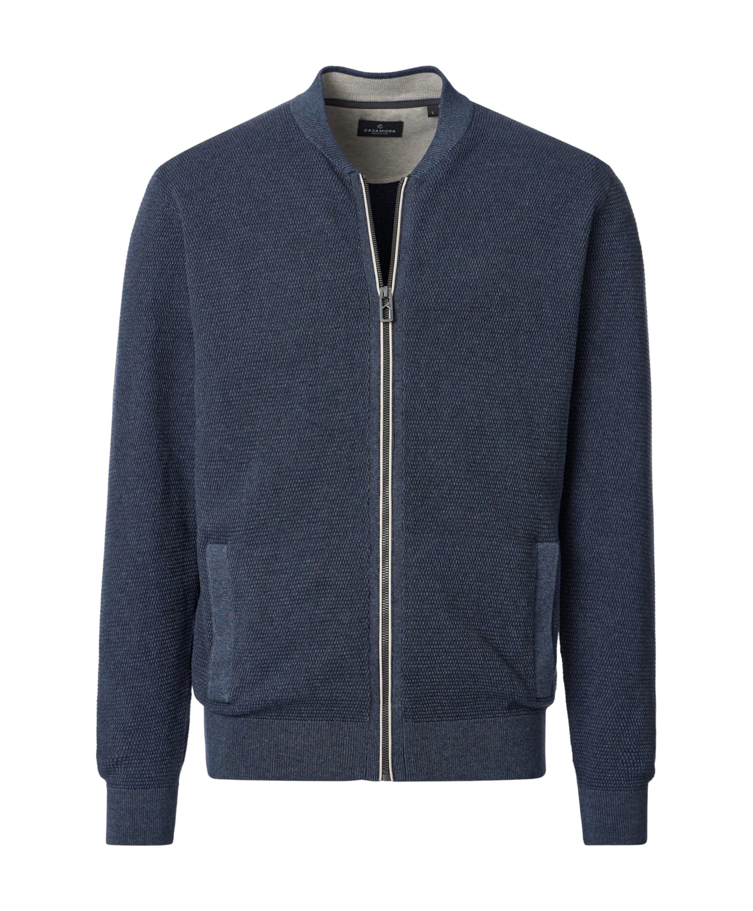 Heren vest blauw