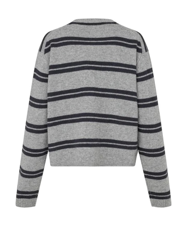 Dames vest grijs