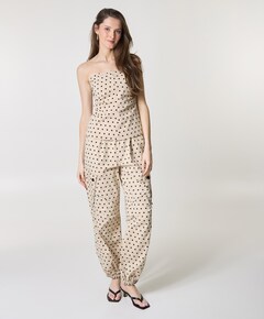 DiddiCC Cargo Dot  LL dames broek beige