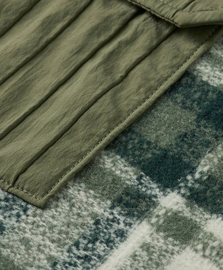 Overhemd lange mouw groen