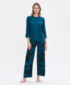 Dames pyjamaset blauw