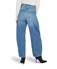 ONLFRANKIE HW ANK BARREL DNM DOT548 dames jeans blauw