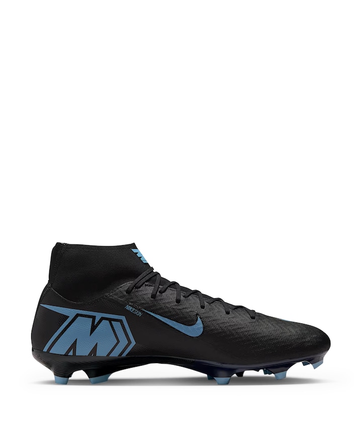 Zm Superfly 10 Acad Fg/mg heren voetbalschoenen zwart