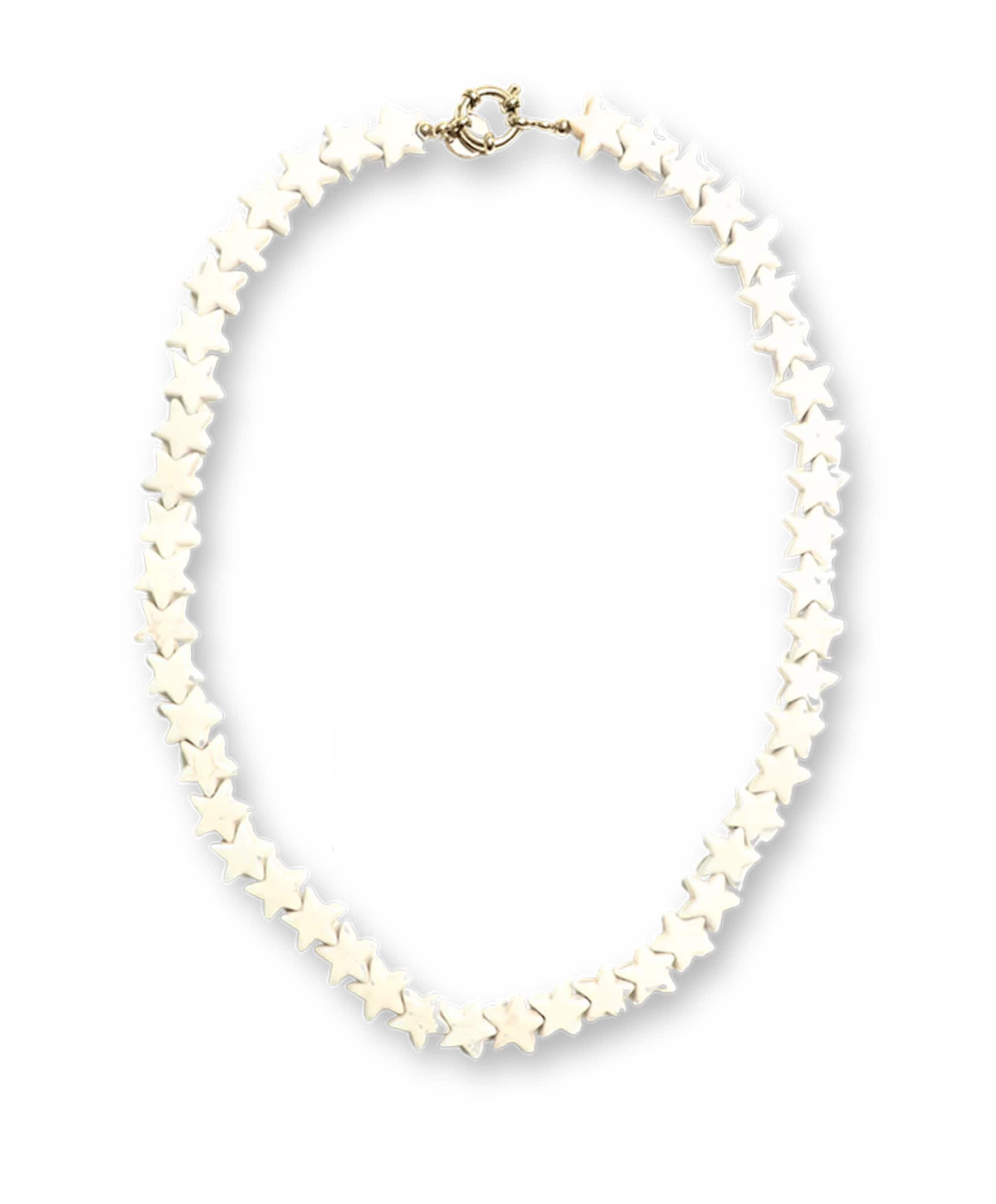 Dames ketting wit