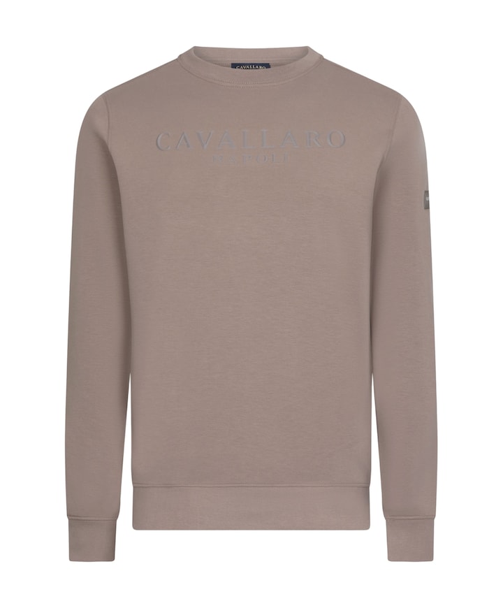 Heren sweater beige