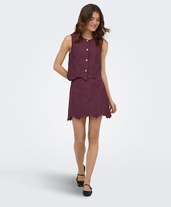 Dames rok bordeaux