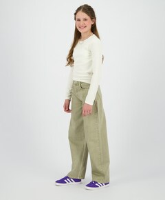 Meisjes longsleeve beige