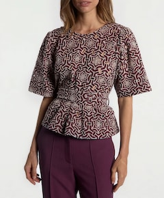 Dames blouse bordeaux
