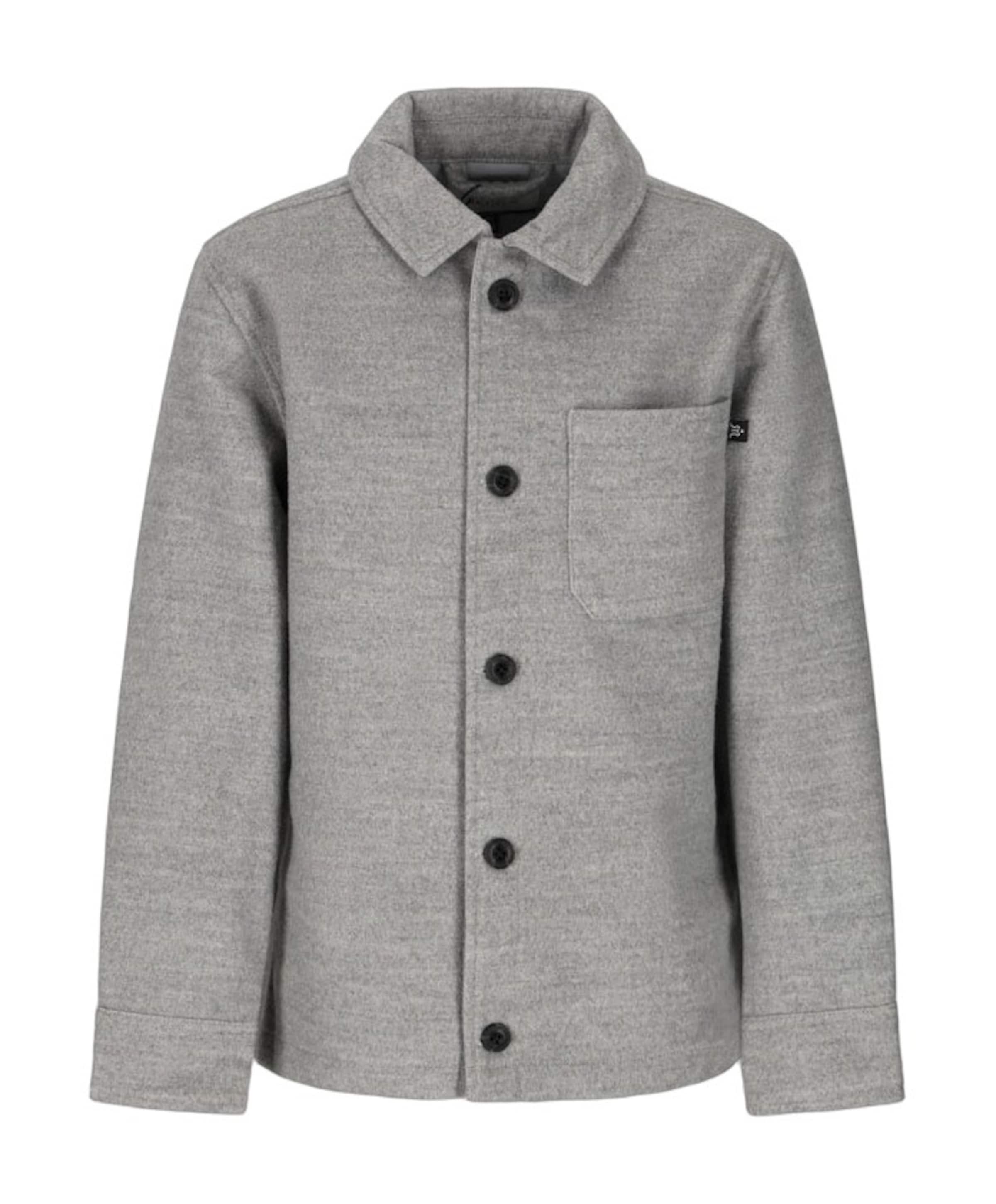 Jongens vest grijs