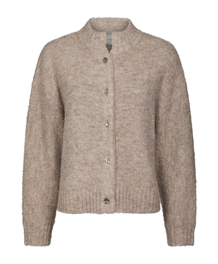 Dames vest beige