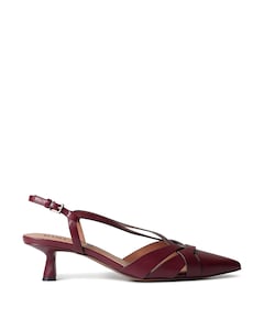 dames slingbacks bordeaux