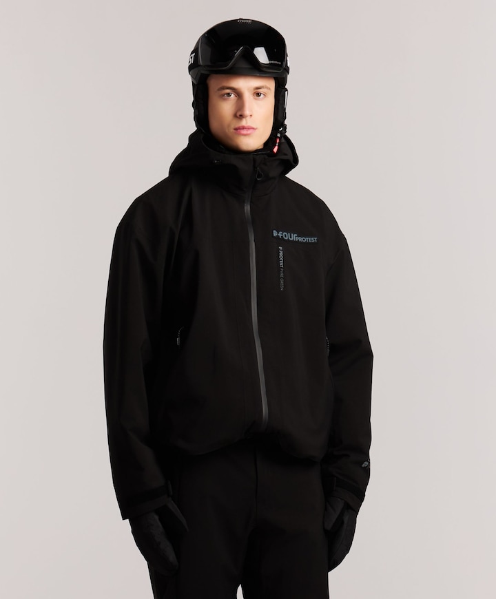 Heren ski-jas zwart