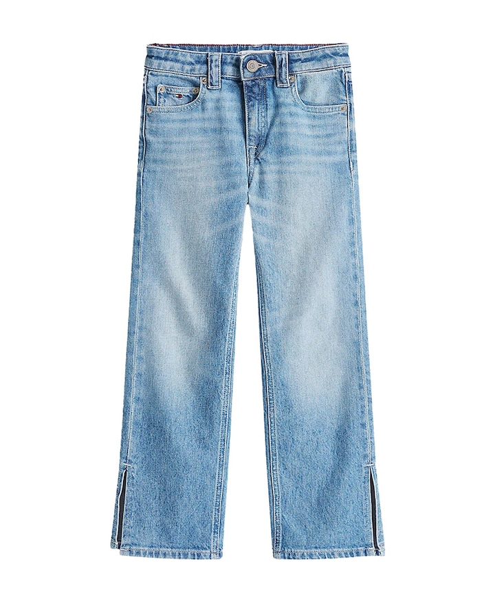 GIRLFRIEND LIGHT WASH DENIM jeans blauw