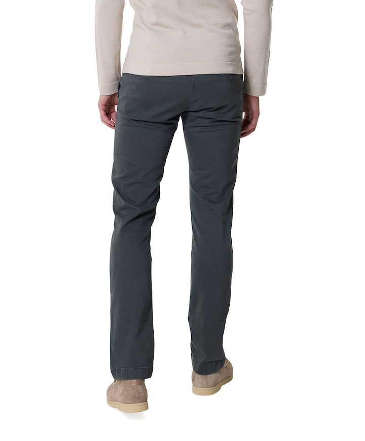 Bobby Slim Fit broek grijs