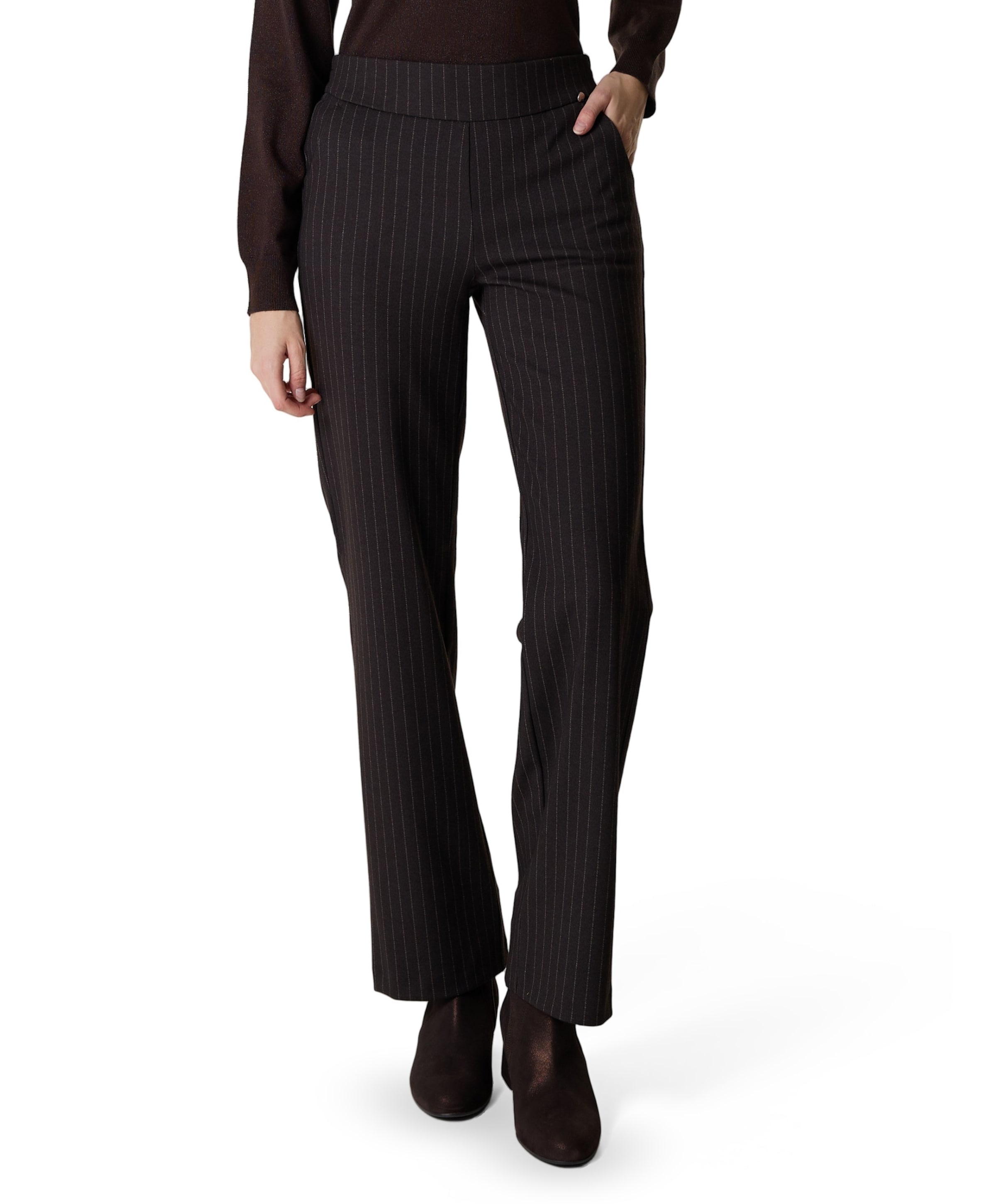 Scarlet Wide Leg dames broek bruin