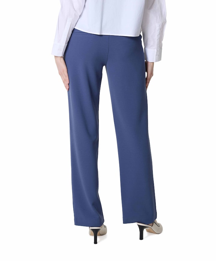 Scarlet Wide Leg dames broek blauw