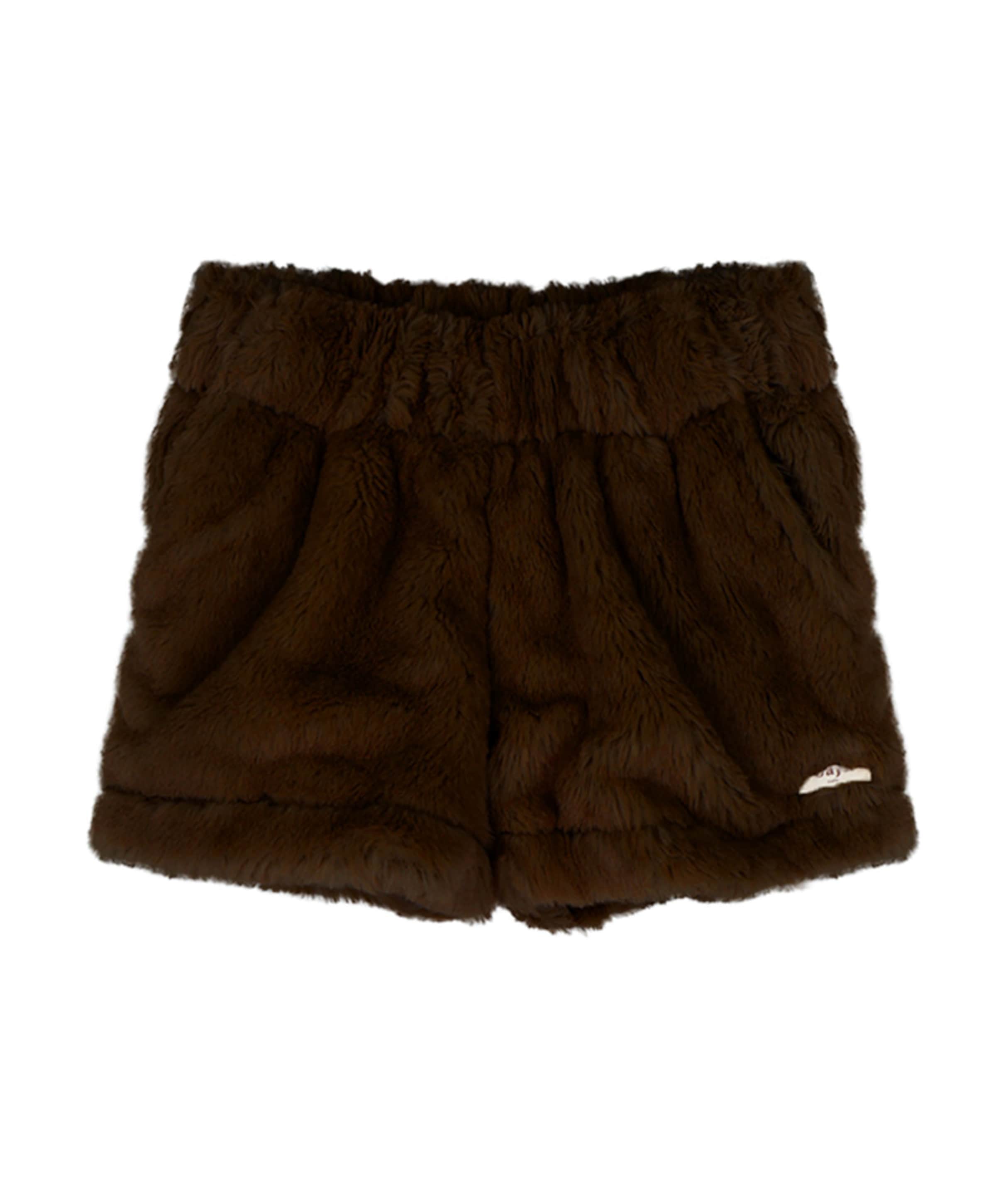 meisjes korte broek bruin