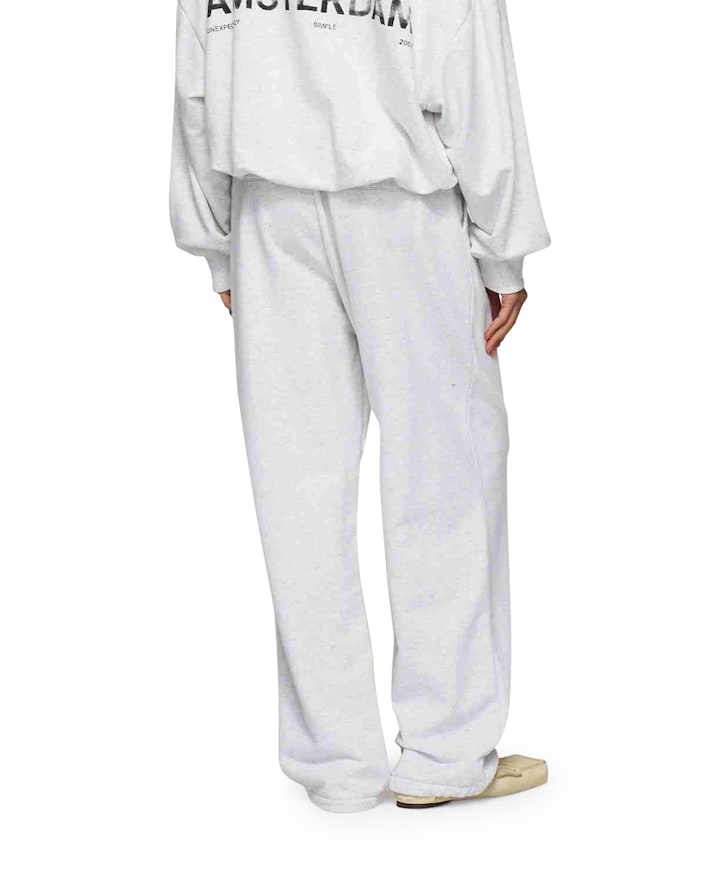 belt jogger broek ecru