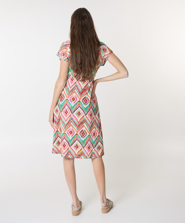 Dames jurk multicolor