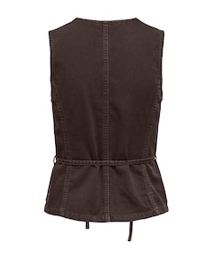 Dames gilet bruin