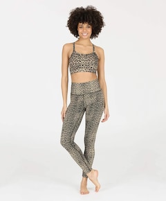 Windia W Printed Tights dames tight bruin