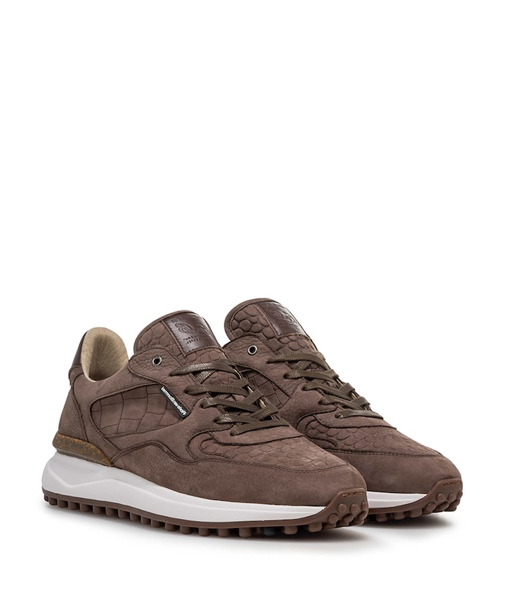 heren sneakers bruin