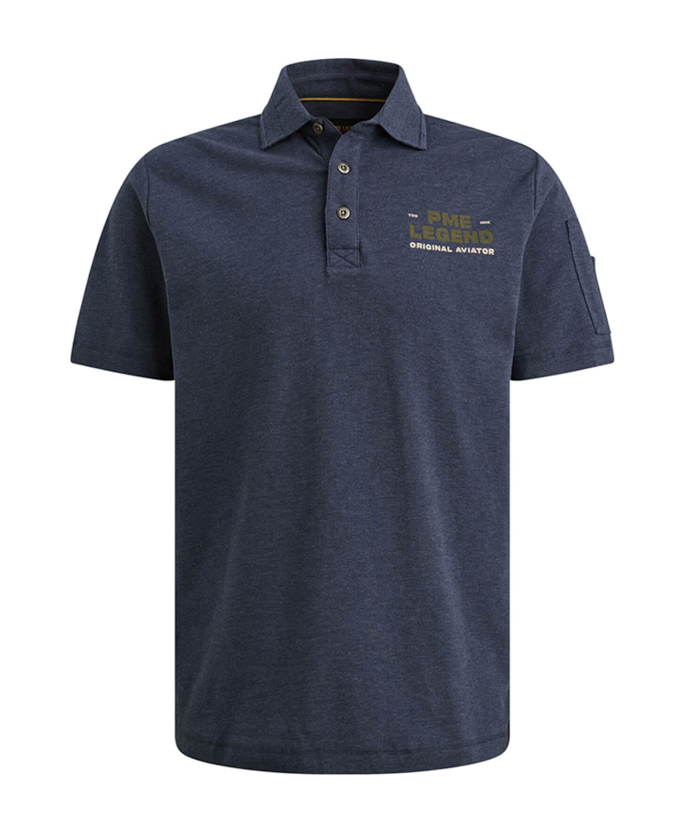 Heren polo blauw