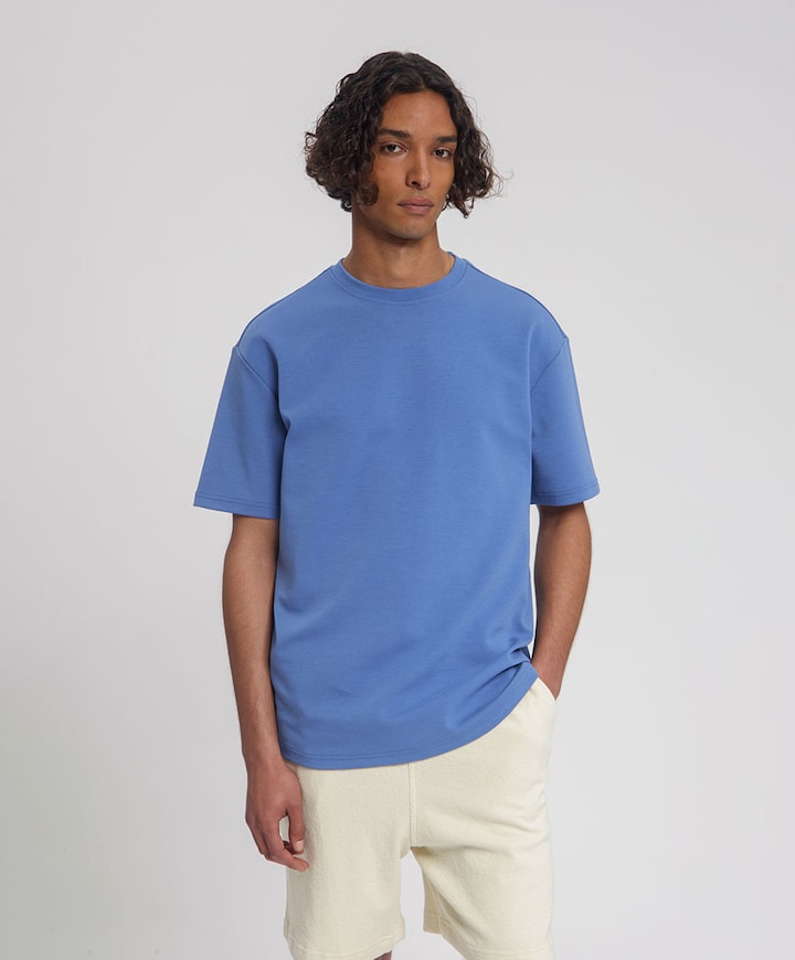 Heren T-shirt blauw