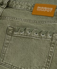 Zoe Boyfriend dames jeans groen