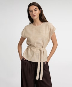 Dames top beige