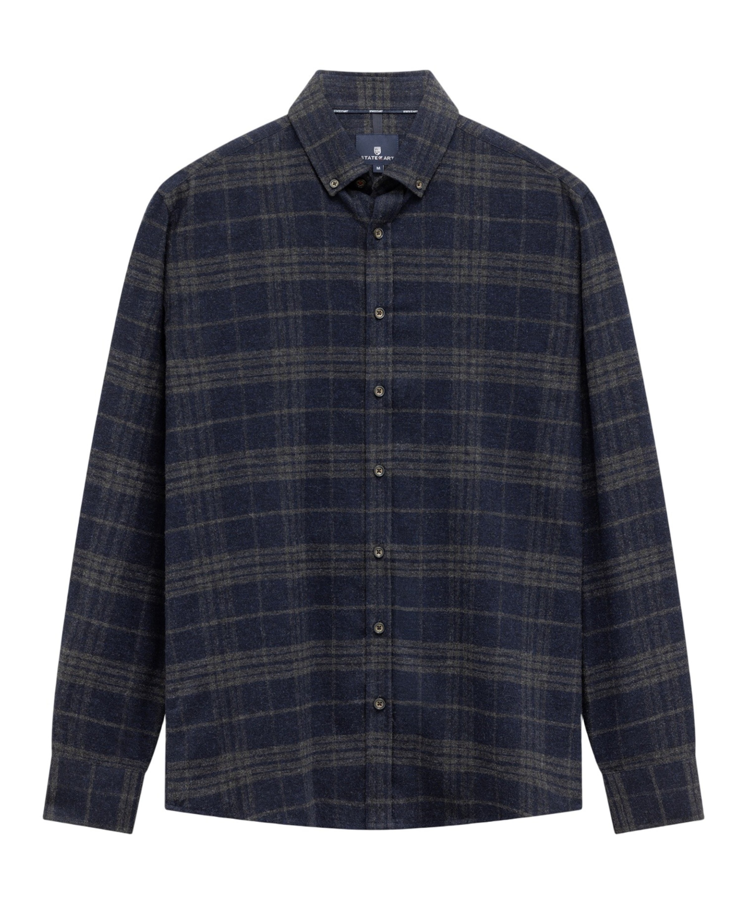Heren overshirt blauw