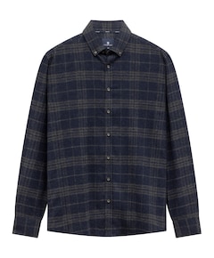 Heren overshirt blauw